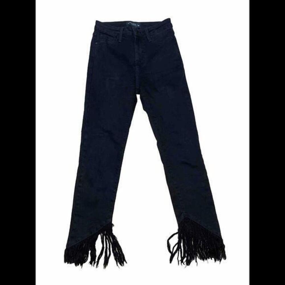 JUST BLACK Jeans FRAY HEM‎ ANKLE Size26, 26x26
